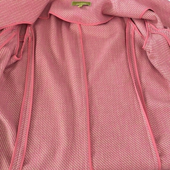 Sigrid Olsen Signature Button Front Tweed Spring Coat Jacket Long Sleeve Pockets - Picture 16 of 16